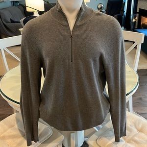 Turtle neck zip down Sweater